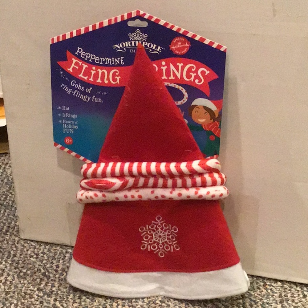 New Hallmark Fling Rings Game. Fun for everyone!